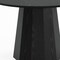 Homeroots 46" Black Solid Wood Pedestal Base Round Top Dining Table 721061 - alternate 7