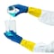 Ansell Chemical Resistant Gloves, Natural Rubber Latex/Neoprene, 13 in L, 9, 1 PR 87-224VP-9 - alternate 2