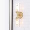 Jonathan Y Giles 16" 2-Light Farmhouse Industrial Iron Cylinder LED Sconce, Brass Gold/Clear JYL9548B - alternate 10