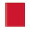 C-Line Products 8-1/2" x 11" Red Two-Pocket Heavyweight Poly Portfolio Folder with Prongs, 10/PK 32964 - alternate 6