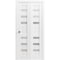 Sartodoors Sliding Closet Bi-fold Doors White Solid Core Modern Interior QUADRO4266BF-WS-48 x 84 (2* 24x84) - alternate 1