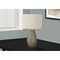 Homeroots 24" Gray Round Table Lamp With Ivory Drum Shade 545834 - alternate 8