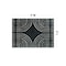 World Rug Gallery Bohemian Lines Washable Non Slips Area Rug 2 ft x 3 ft Black WR72BLACK2X3 - alternate 8