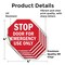 Signmission Stop Door for Emergency Use Only, 4 inch X 4 inch, Vinyl Decal, 5PK OC-D-5PACK-4-279 - alternate 4