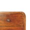 Homeroots 12" Brown Solid Wood Square Two Drawer Floating Nightstand 651480 - alternate 17