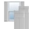 Ekena Millwork True Fit PVC Two Board Joined Board-n-Batten Shutters, Primed, 10 3/4"W x 48"H TFP101BBF11X048PR - alternate 1