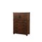 Homeroots 18" X 38" X 54" Cherry Oak Wood Chest 347158 - alternate 7