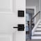 Kwikset Kwikset Halifax Matte Black Zinc Lever and Single Cylinder Deadbolt 99910-068 - alternate 6