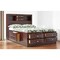 Homeroots Espresso Wood King With Ten Drawers Bed Frame 376949 - alternate 5