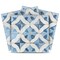 Homeroots 4" x 4" Blue Vinyl Arabesque Peel And Stick Removable Tiles 628704 - alternate 1