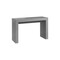 Homeroots 47" Gray Wood Block Console Table 555122 - alternate 1