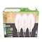 Greenlite Greenlite G25 E26 (Medium) Filament LED Bulb Soft White 40 Watt Equivalence 4 pk 4.5WLEDXGLOBED4 - alternate 5