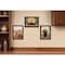 Homeroots Set Of Three Harvest Moon Black Framed Print Kitchen Wall Art, 3PK 407947 - alternate 3
