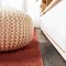 Jonathan Y Haze Solid Low-Pile Red 2 ft. x 14 ft. Runner Rug SEU100E-214 - alternate 7