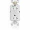 Leviton Receptacle, 20 A, 125V AC, White AGTR2-HGW - alternate 1