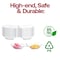 Smarty Had A Party Clear Round 2-Hole Mini Plastic Candy Bowls (288 Bowls), 288PK 2631-CASE - alternate 7