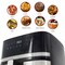 Megachef 8.5 Qt Bundle Electric Air Fryer in Black and Stainless Steel with 125 Piece Paper Liners 750123655M - alternate 8