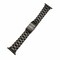 Elegani Stainless Steel Replacement Band with Clasp Compatible with Apple Watch 38mm, Black B5LS-BLK-38mm - alternate 1