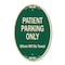 Signmission Patient Parking Only Others Will Be Towed, 12 Inch X 18 Inch Designer, Heavy Gauge Aluminum A-OV-G-1218-9797 - alternate 1
