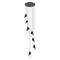 Z-Lite Aimie 7-Light Chandelier, 18 in W x 13 in H, Matte Black 828P6-7R-MB - alternate 8
