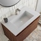 James Martin Vanities 31.5'' Single Vanity, Mid-Century Walnut w/ Glossy White Composite Stone Top 805-V31.5-WLT-GW - alternate 11