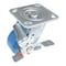 Vestil Polyurethane Swivel With Brake Caster 4 In. Diameter x 2 In. Width 617 lb Light Blue/Gray CST-KB-4X2PUP-SWB - alternate 11