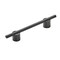 Amerock Transcendent 5-1/16 in 128 mm Center-to-Center Matte Black Cabinet Pull BP7414128MBMB - alternate 1