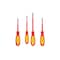 Tekton Phillips, Slotted, Square Insulated Screwdriver Set, 4-Piece (#2, 5.5 - 6.5 mm, #2) DVZ90001 - alternate 1