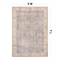 World Rug Gallery Blue Washable Rug - Traditional Pattern, Flat Pile for Living Room or Office 5 ft x 7 ft WR173BLUE5X7 - alternate 8