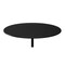 Homeroots 17" Black Steel And Stone Round Coffee Table 520855 - alternate 6