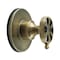 Kingston Brass Single-Handle Three-Way Diverter Valve with Round Trim Kit, Antique Brass KS3033RX - alternate 1