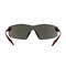 Bouton Optical Rimless Safety Glasses with Red Temple, Gray Lens and Anti-Scratch / Anti-Fog Coating 250-45-1021 - alternate 4
