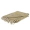 Homeroots 50" X 60" Natural Cotton Woven Geometric Throw Blanket with Fringe 518813 - alternate 1