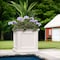 Mayne Fairfield 24in Square Planter  - White 5890-W - alternate 9