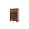 Homeroots 36" Dark Brown Solid Wood Five Drawer Chest 521232 - alternate 9