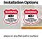 Signmission Video Surveillance Shield Sign Warning A, 4 inch X 4 inch, Vinyl Decal, 2PK SHI-D-2PACK-4-474 - alternate 5