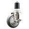 Service Caster 4 Inch 316SS Thermoplastic Rubber Swivel 1-3/4 Inch Expanding Stem Caster Brake SCC-SS316EX20S414-TPRB-TLB-134 - alternate 1