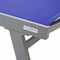 Leisuremod Marlin Patio Chaise Lounge Chair with Armrests in Grey Aluminum Frame, Navy Blue, 2PK MLAGR-77NBU2 - alternate 10