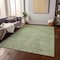 Homeroots 8' X 10' Artichoke Green And Ivory Abstract Washable Indoor Outdoor Area Rug 596983 - alternate 9