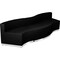Flash Furniture 3 pcs. Living Room Set, 25-1/4" to 27-1/2" x 27", Upholstery Color: Black ZB-803-720-SET-BK-GG - alternate 1
