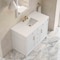 James Martin Vanities Bellshire 48" Single Vanity, Bright White w/ 3 CM White Zeus Silestone Top 660-V48-BW-3WZ - alternate 9