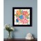 Homeroots Spring Floral Black Framed Print Wall Art 529917 - alternate 4