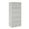 Hirsh 30" W 5 Drawer Lateral File Cabinet, Light Gray, A4/Legal/Letter 14981 - alternate 1