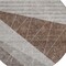 Homeroots 8' Gray Silver And Taupe Round Geometric Washable Indoor Outdoor Area Rug 582472 - alternate 8