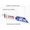 Lenox Reciprocating Saw Blade, Metalwolf Wave Edge, Medium Metal, 6 in, 18 TPI 20567S618R - alternate 5