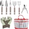 Neiko 8 Piece Heavy Duty Gardening Tool Set for Home Garden Planting, Includes Gardening Tool Set Bag 61090A - alternate 1
