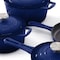 Megachef 7 Piece Enameled Cast Iron Cookware Set in Blue 750124531M - alternate 8