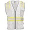 Dome75 Hi-Vis Safety Vest LG/XL Class Non-ANSI/Enhanced Visibility , Zipper 6 Pockets, 2 Mic Tab DV2183 - alternate 1
