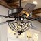 Jonathan Y Ali 48" 3-Light Wrought Iron LED Ceiling Fan With Remote, Oil Rubbed Bronze JYL9704A - alternate 13