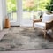 Homeroots 8' X 10' Taupe Beige And Brown Abstract Washable Indoor Outdoor Area Rug 577634 - alternate 9
